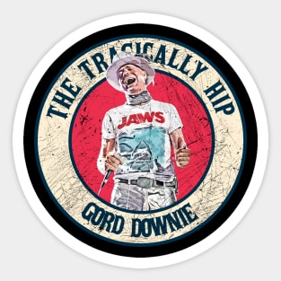 Retro Style Fan Art Design Gord Downie Sticker